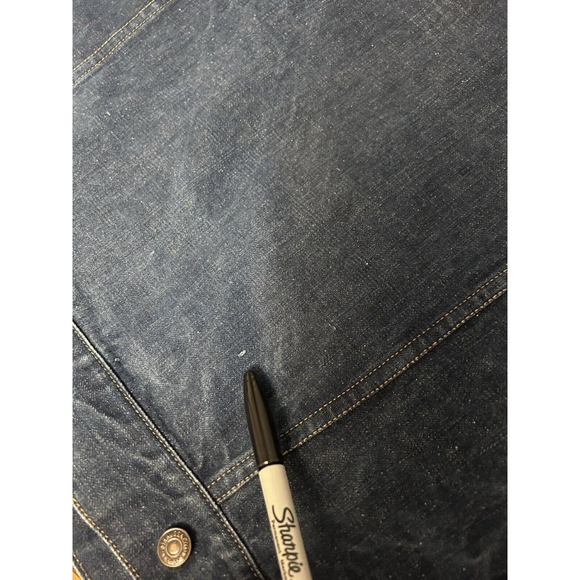 RARE Levi's White Tab 'Big E' Type 3 Vintage 60's/70's Denim Trucker Jean Jacket - Picture 13 of 15